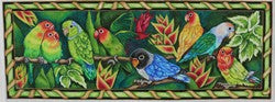 R568 Colorful Parrots