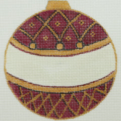 R611 Purple and Gold Ornament