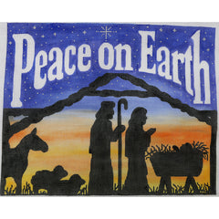 R642 Peace On Earth w/Manger Scene