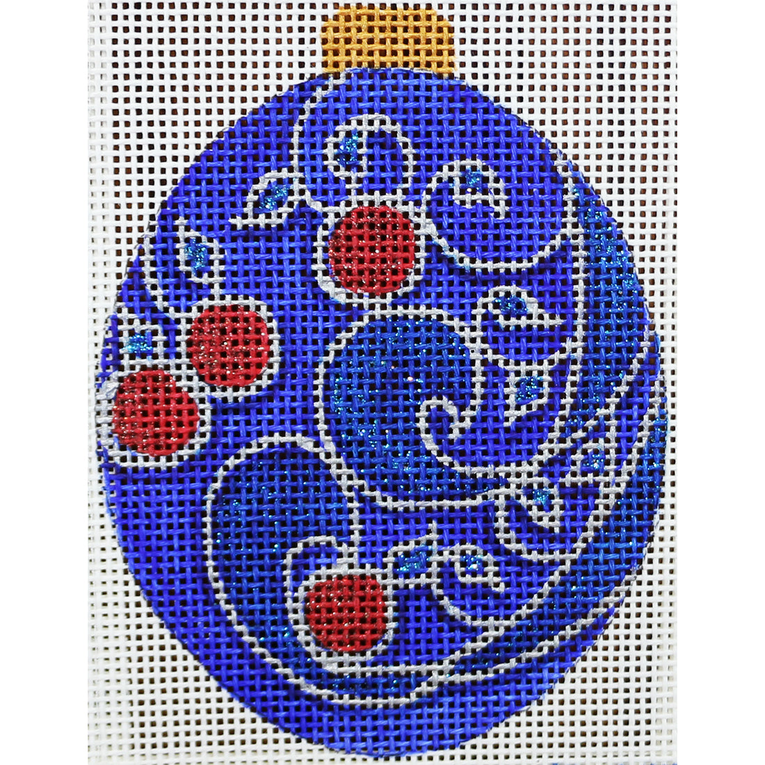 R670 Blue/Gold Ornament W/Red
