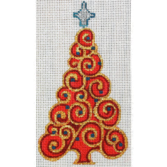 R676 Red/Gold Tree w/Blue