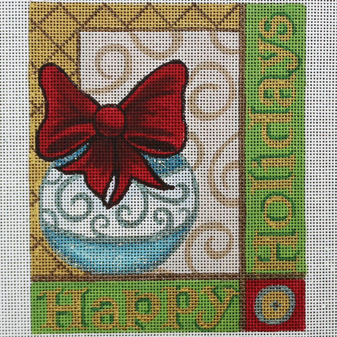 R687 Happy Holidays Ornament Display