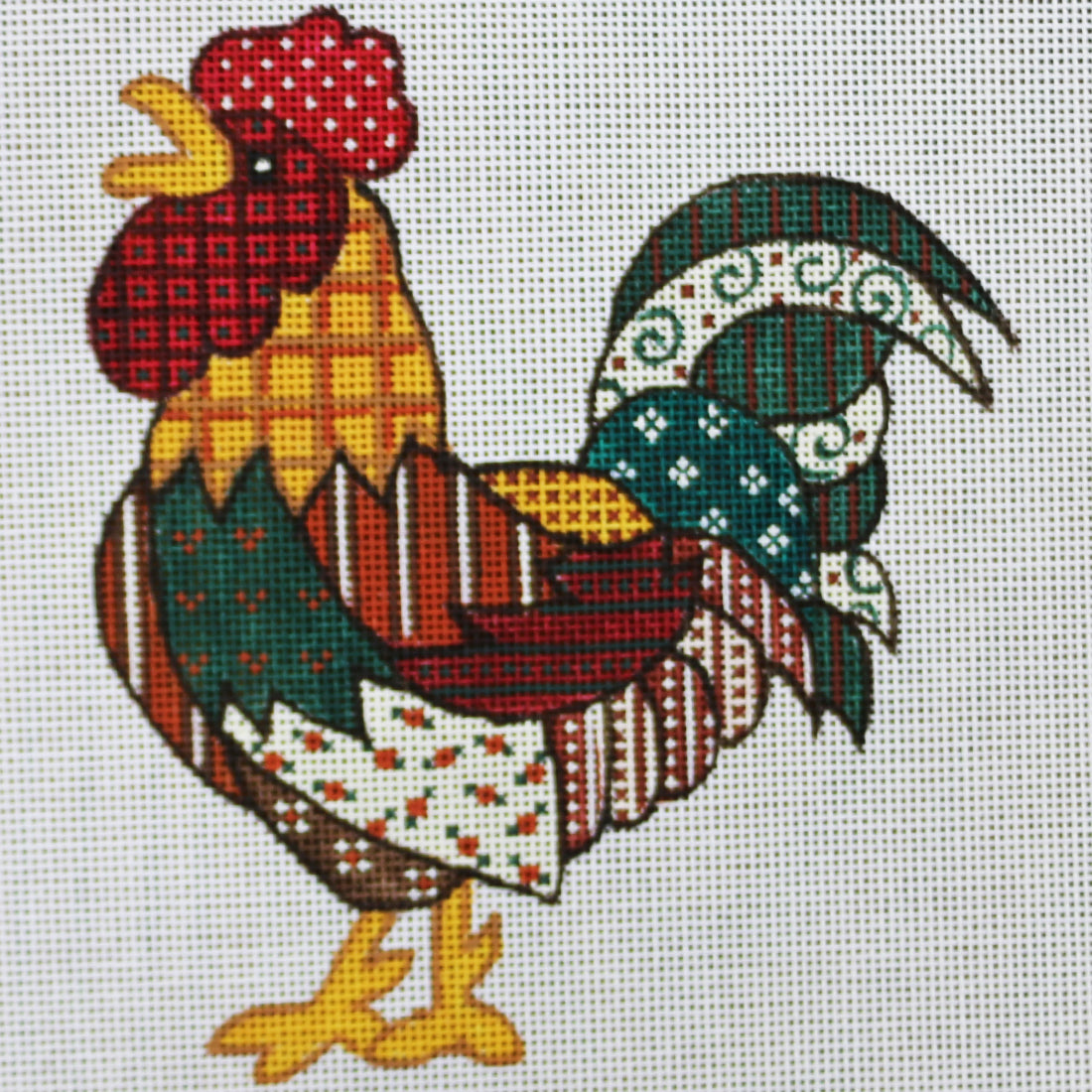 R774 Patchwork Rooster