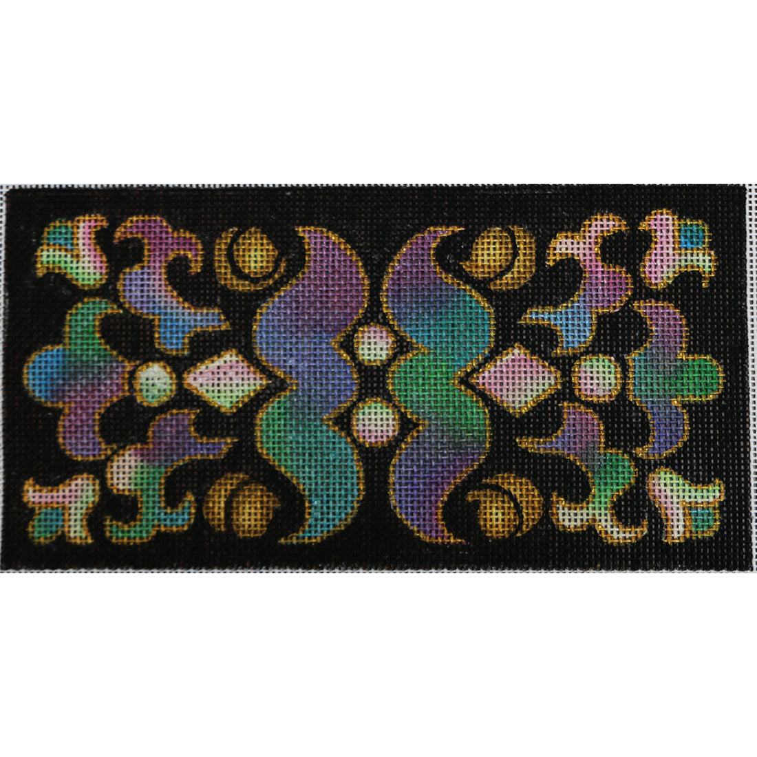 R81 Stained Glass Floral Insert