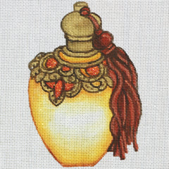 R892 Yellow and Red Perfume Bottle