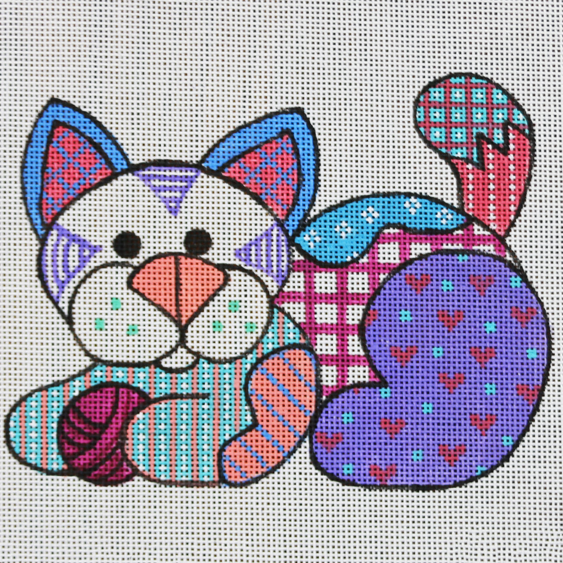 R944 Patchwork Kitty