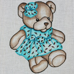 R993 Gray Bear with Turquoise
