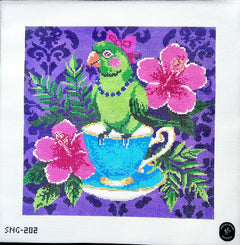 SNG-202_AED Tea with Bijou Parrot in Teacup