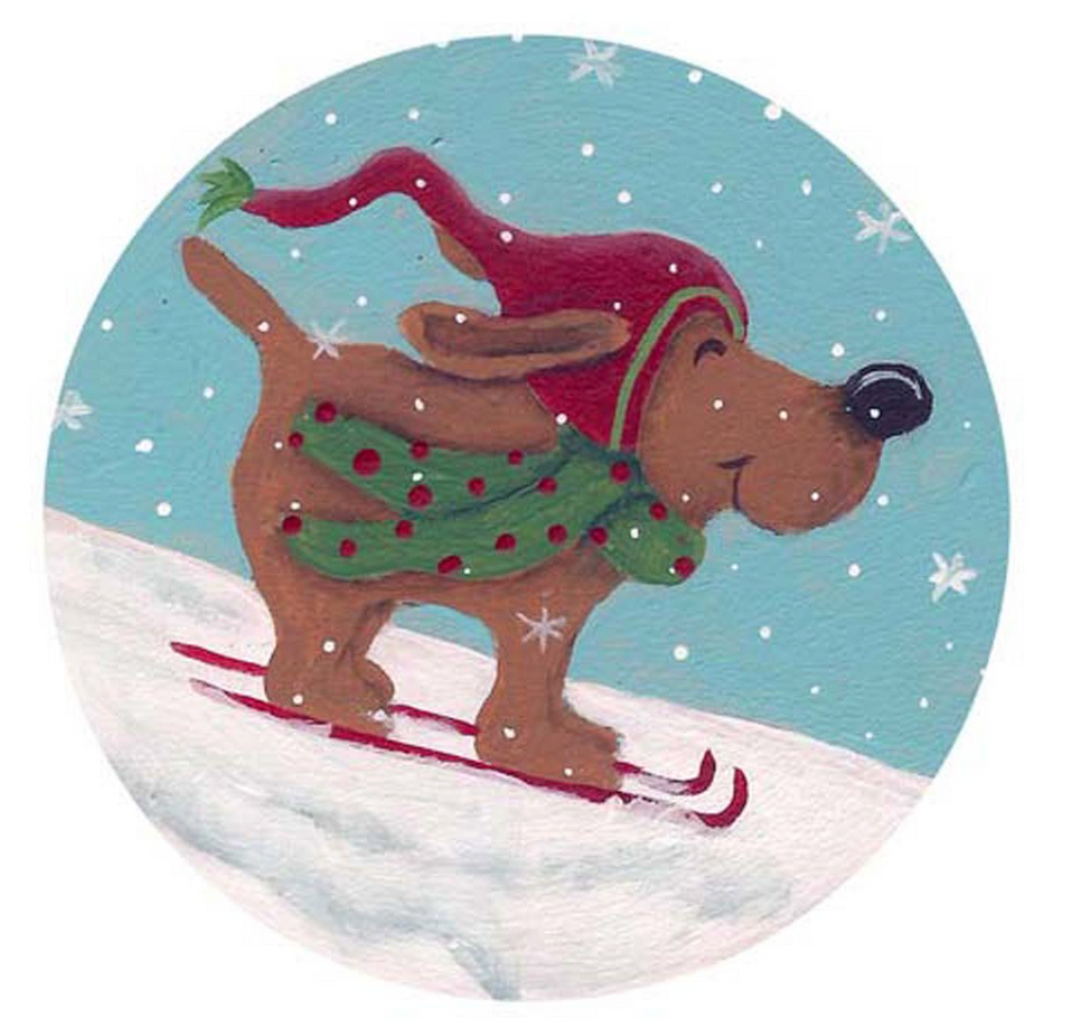 GD-XO27 Dog Skiing
