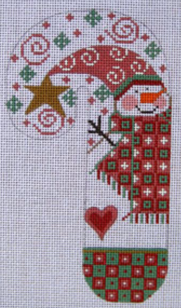CH-10 Snowman Candy Cane