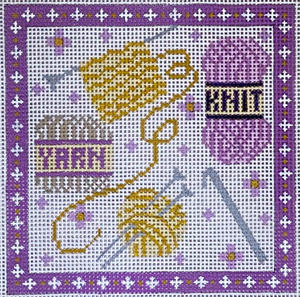 CH-494 Knitting Square