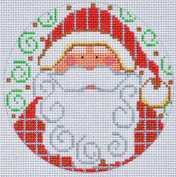 CH-326 Santa with Checkers Ornament