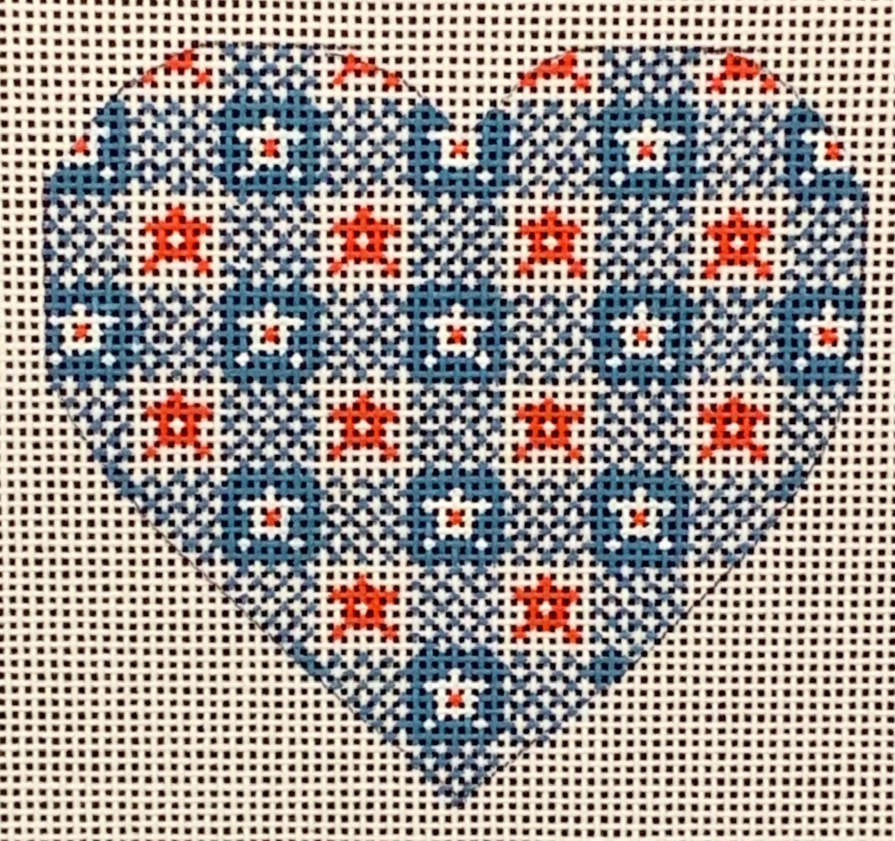 CH-336 Blue and Red Heart