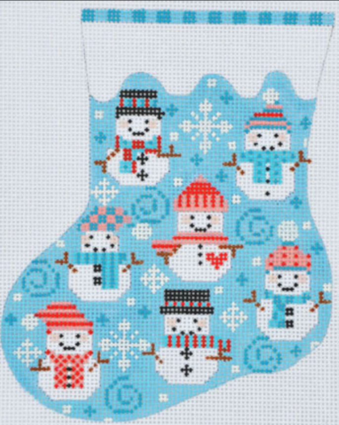 CH-394 Snowmen Mini Stocking