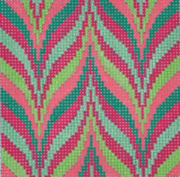 TM-37 Pink and Green Coaster
