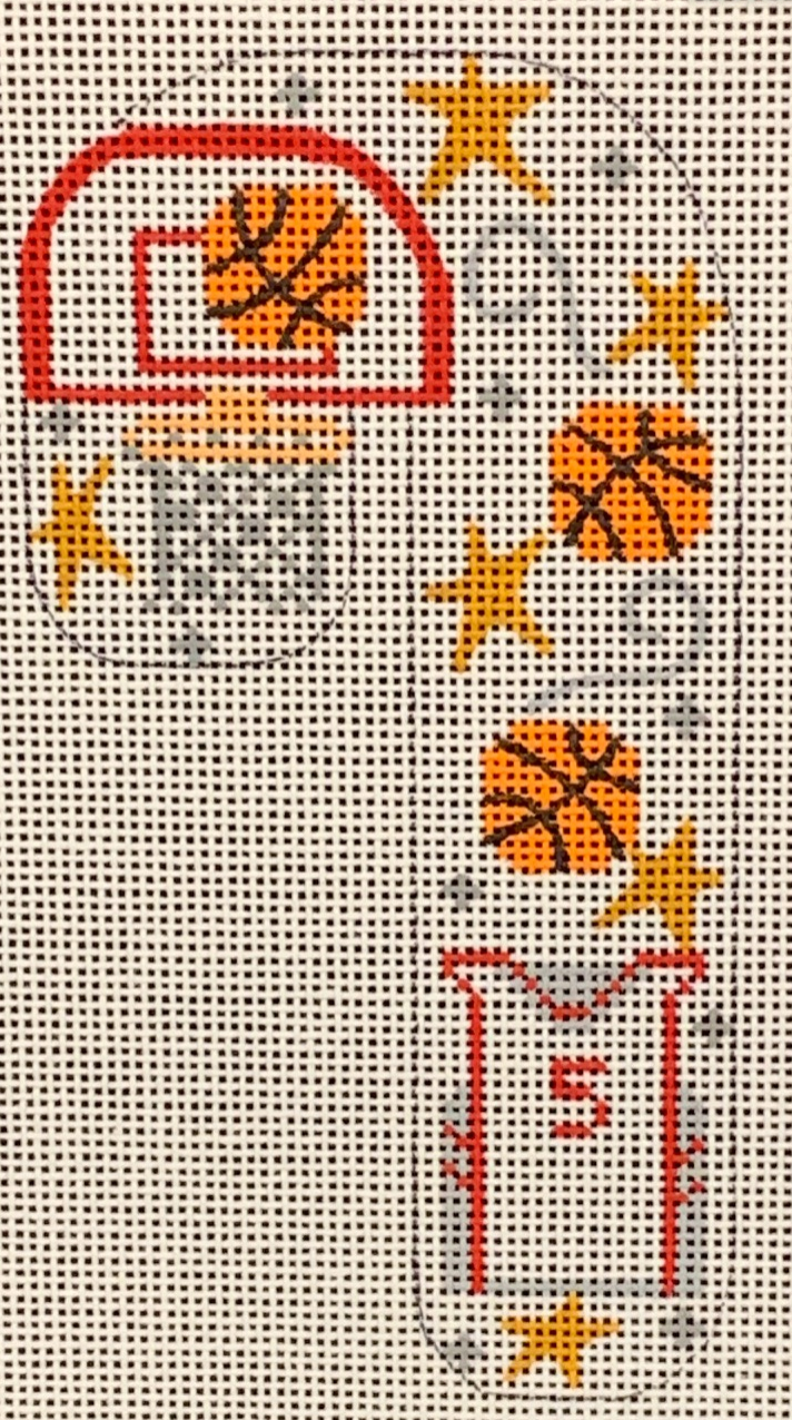 CH-454 Basketball Candy Cane