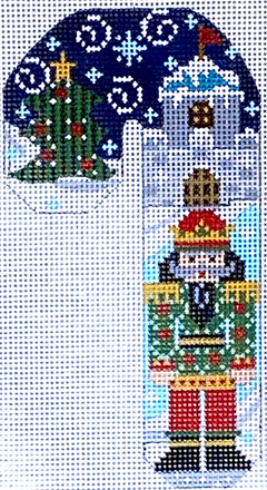 CH-692 Green and Red Nutcracker Candy Cane