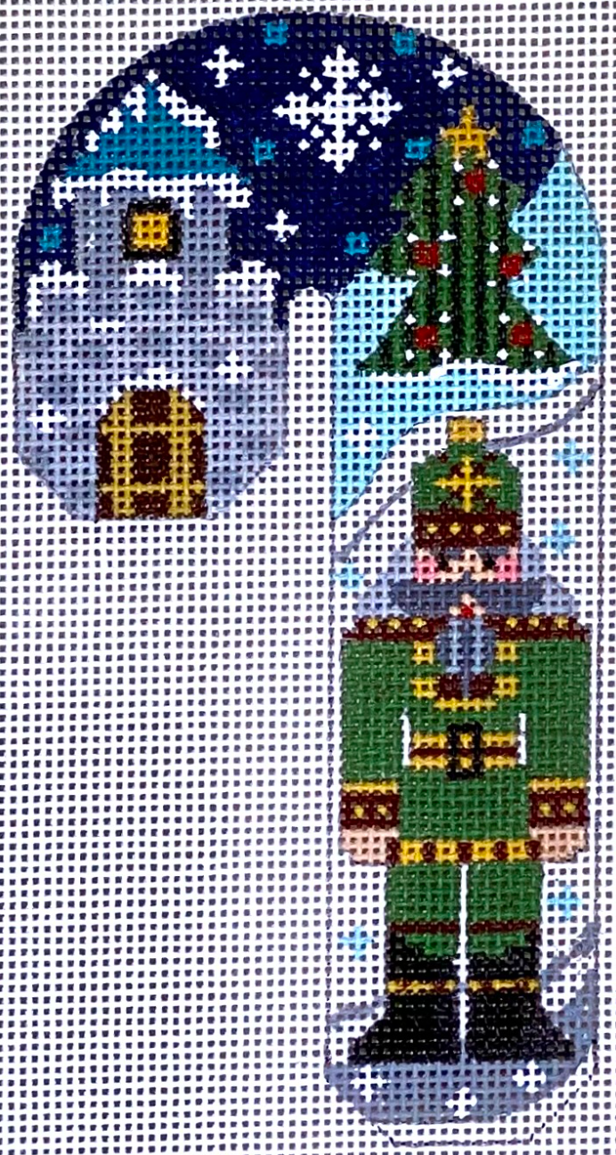 CH-695 Green Nutcracker Candy Cane