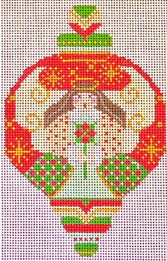 CH-894 Red Angel Ornament