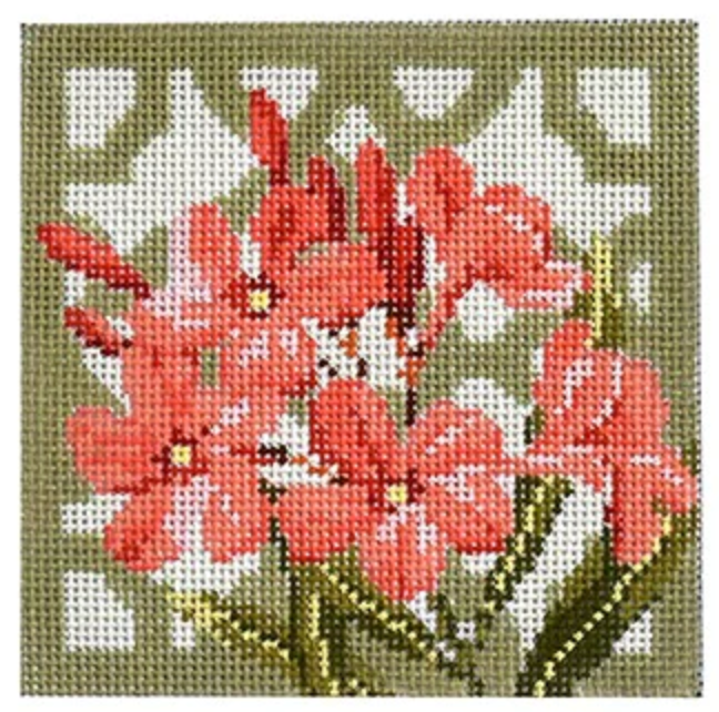 KB1291 Oleander Trellis Coaster