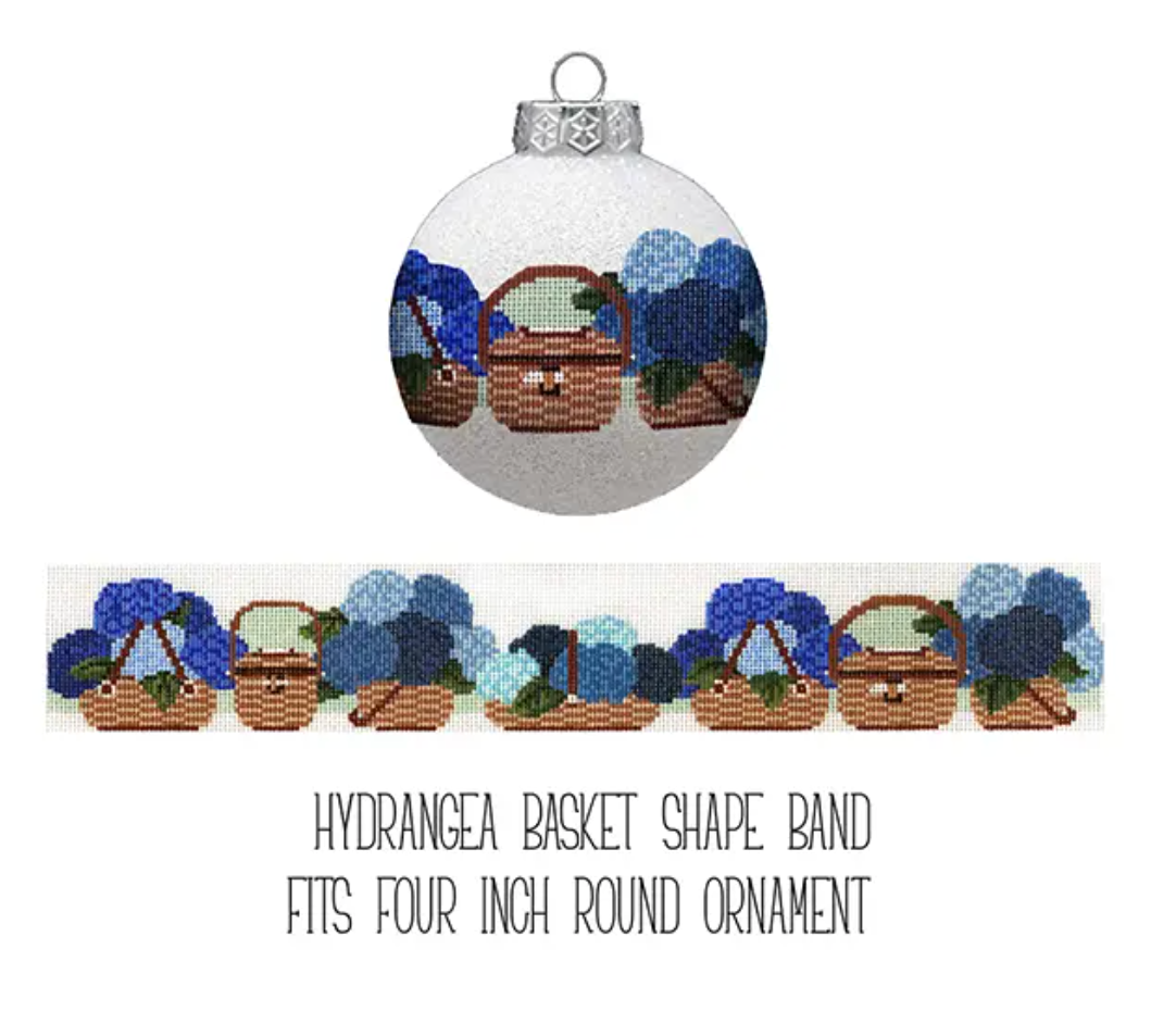 SA-XO78 Hydrangea Baskets Ornament Band