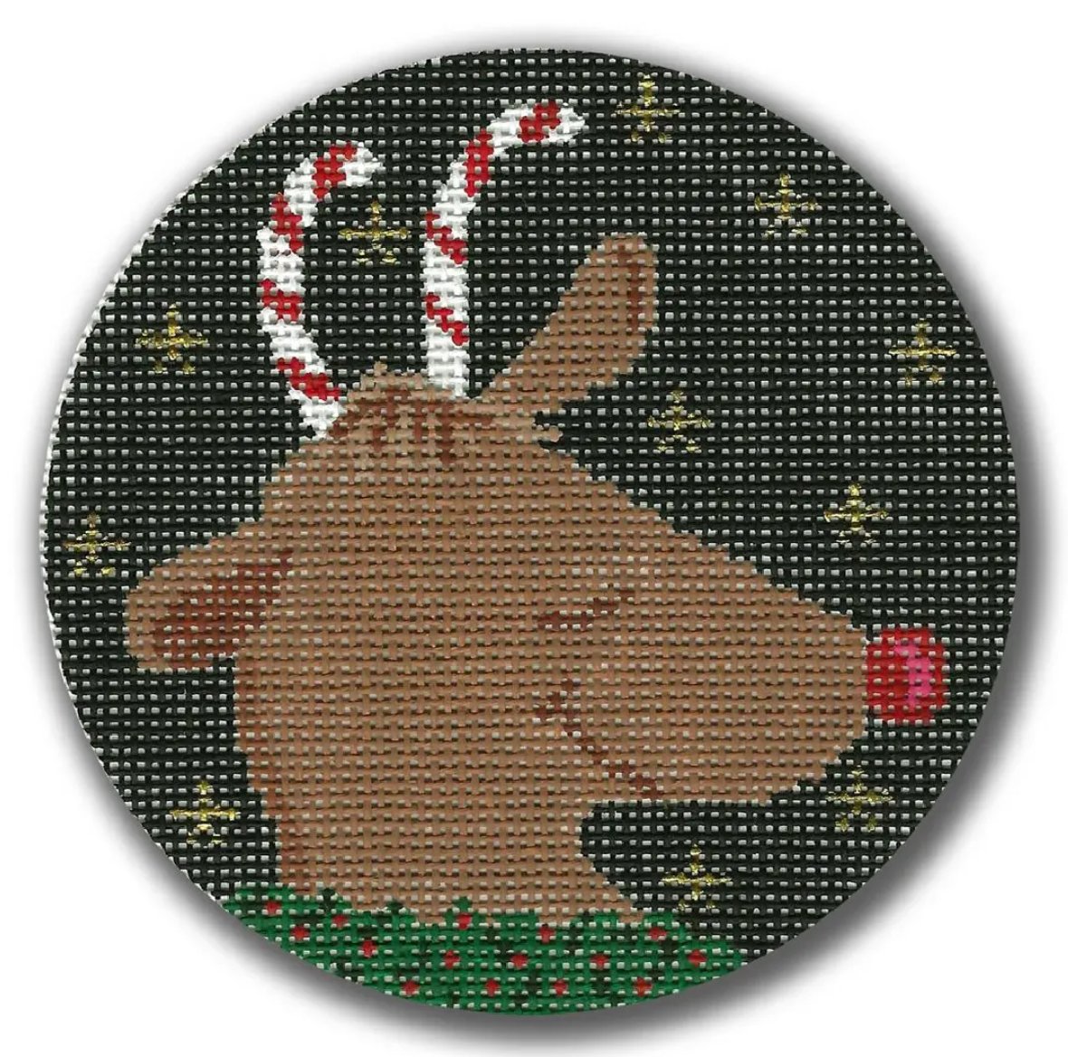 GD-XO21 Reindeer with Candy Cane Antlers