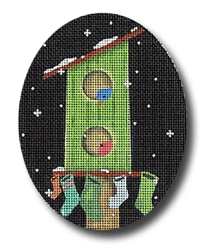 GD-XO31 Birdhouse with Stockings