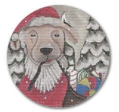 GD-XO43 Golden with Santa Hat