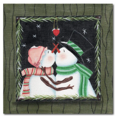 GD-PL08 Snow Couple Kissing
