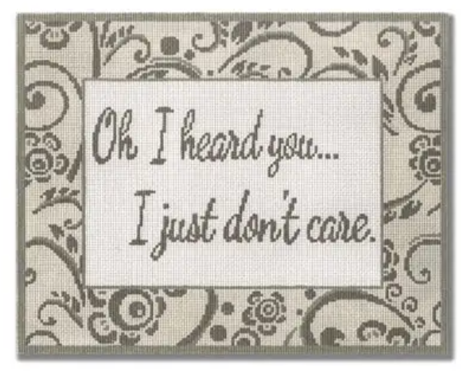 SS59 Oh I Heard You... I Just Don't Care