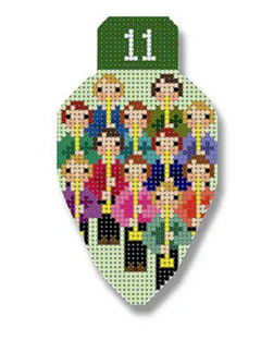 EG-XO56 Twelve Days Lightbulb - Eleven Pipers Piping