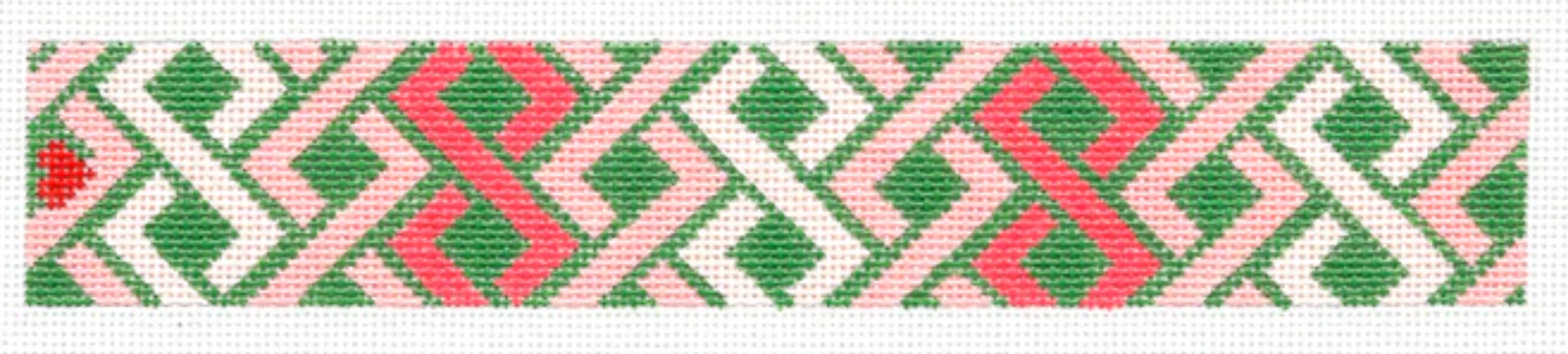 JS-109C Hicks Key Fob - Pink and Green