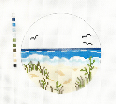 ABC123 Beach Round-- Blank