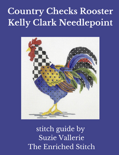 KCN498 Country Checks Rooster Stitch Guide