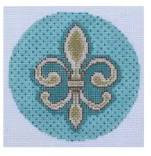 ST-FL102 Aqua Fleur de Lis