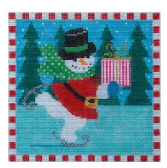 ST-C122 Skating Snowman