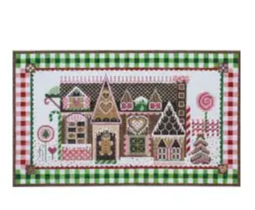 ST-C764 Gingerbread Cottage - Gingham Border