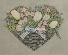 SS-MS02 Heart Basket Floral