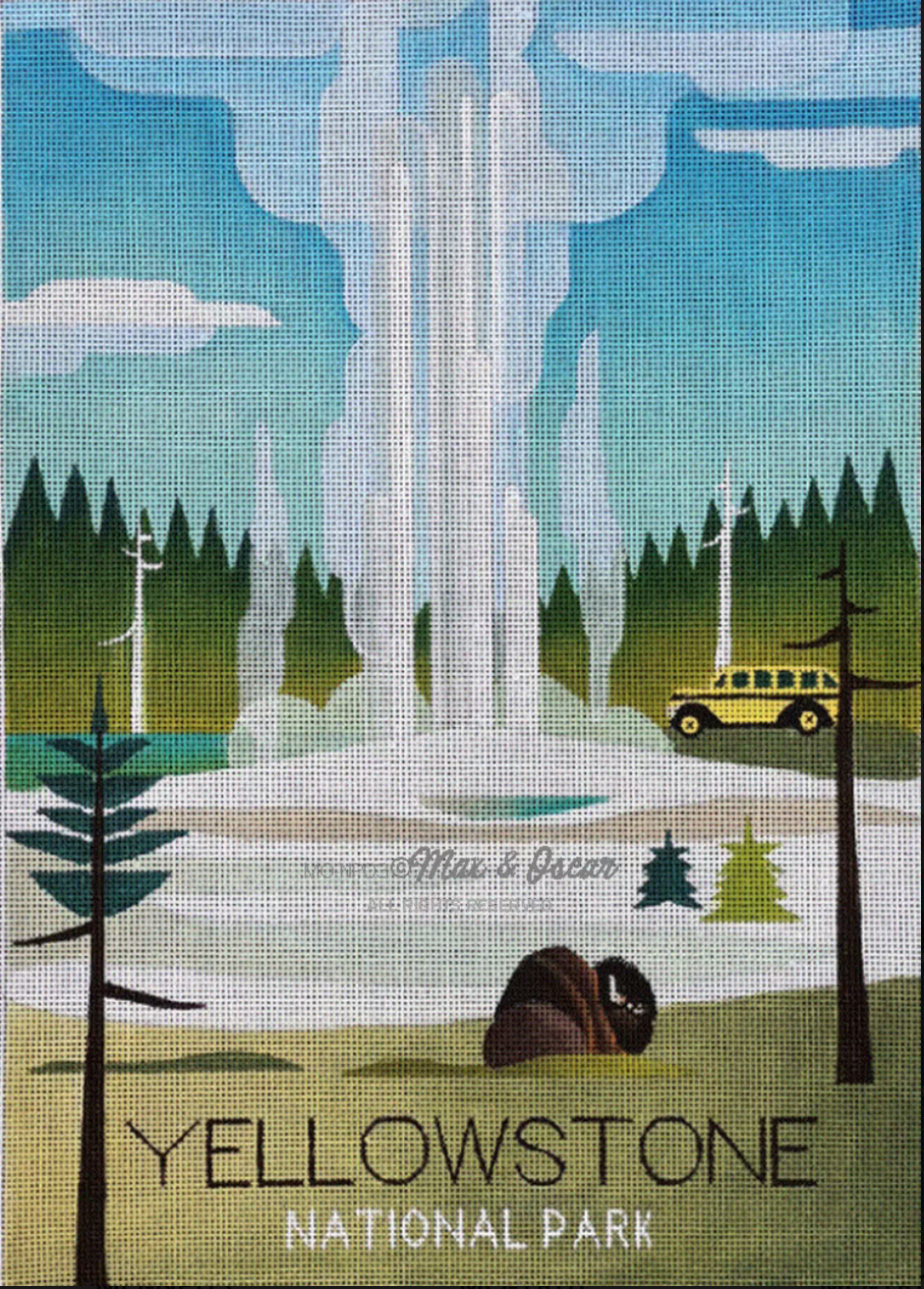 MO-NP03 Yellowstone Travel Poster