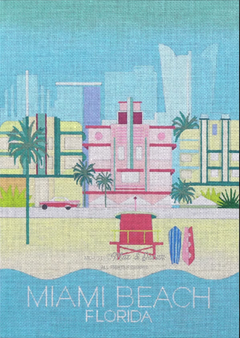 MO-US19 Miami Beach Travel Poster