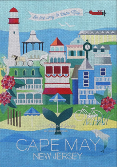 MO-US22 Cape May Travel Poster