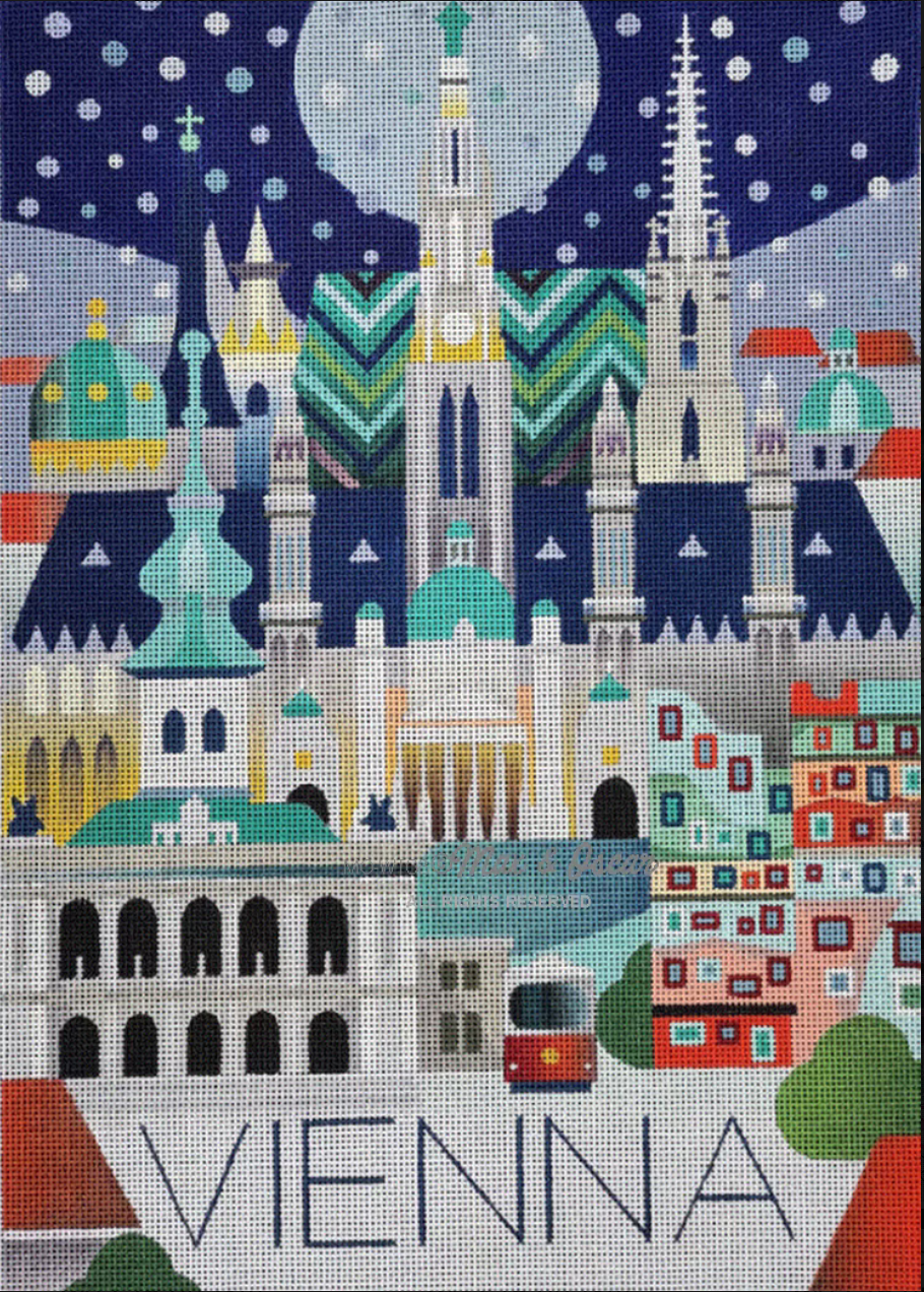 MO-WT08 Vienna Travel Poster