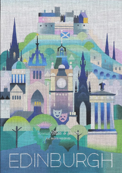 MO-WT12 Edinburgh Travel Poster