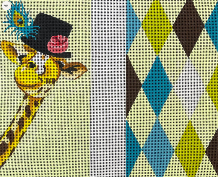 EY185 Eye Glass Giraffe with Black Hat