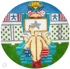 GE GS211 4th of July Stitching girl