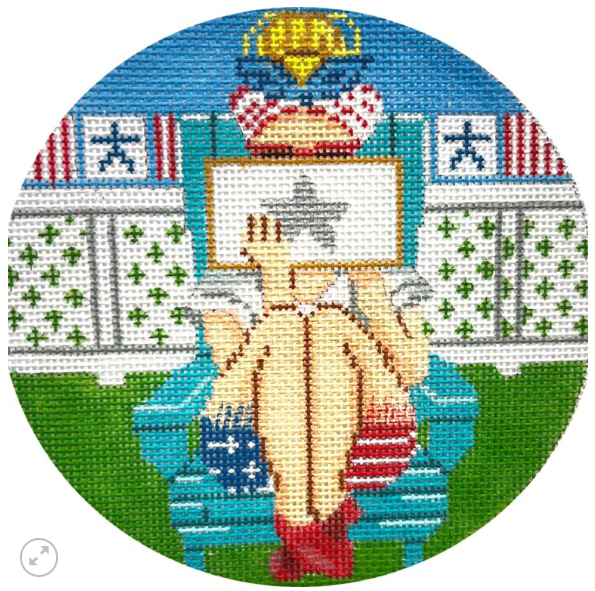 GE GS211 4th of July Stitching girl