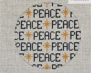 589PE Peace Ornament