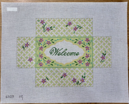 6309 Violet Trellis, "Welcome", Brick Cover