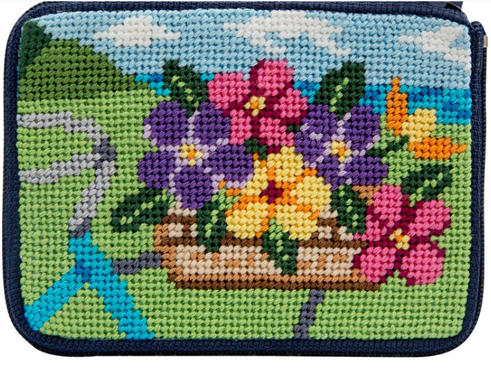 SZ617 Springtime Ride Purse - Stitch N' Zip Cosmetic Purse