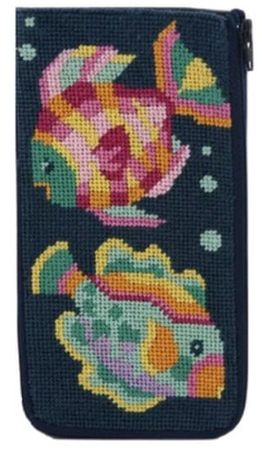 SZ374 Tropical Fish  Stitch N' Zip Eyeglass Case